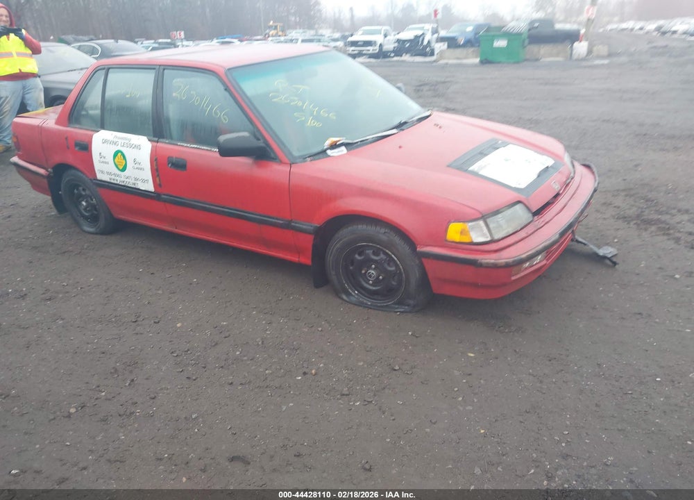 1991 HONDA CIVIC DX VIN: 1HGED3649ML080734