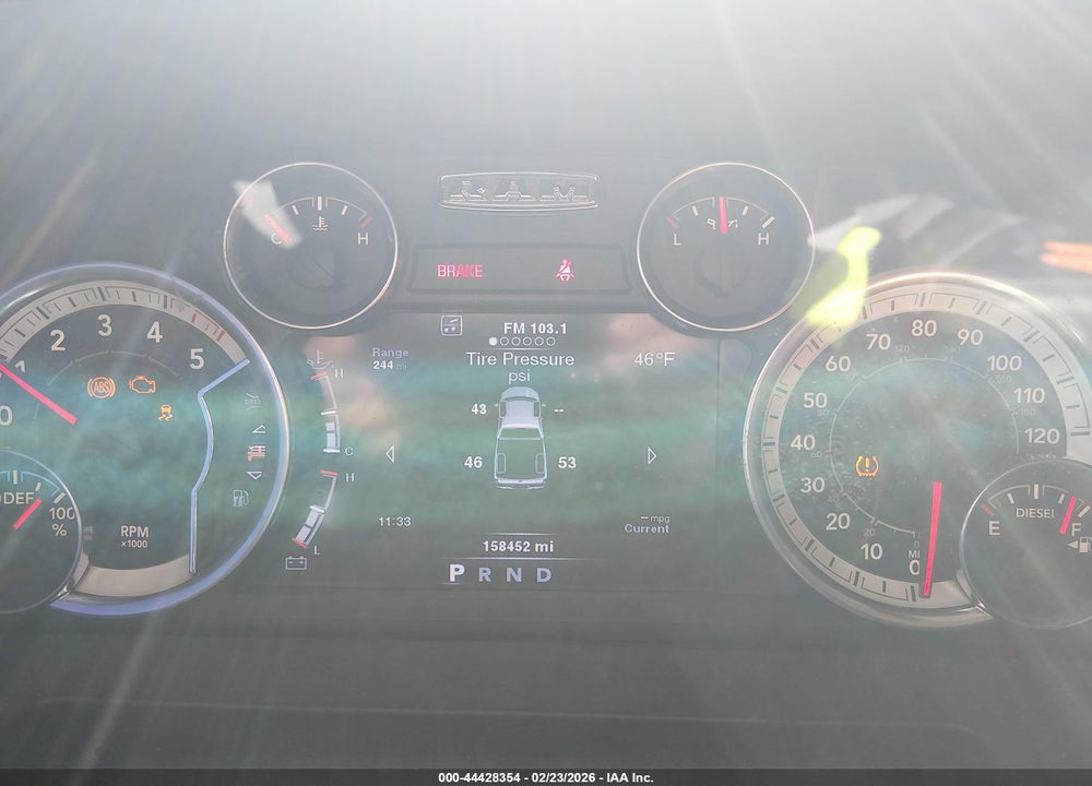 2014 RAM 1500 BIG HORN VIN: 1C6RR7LM5ES410705