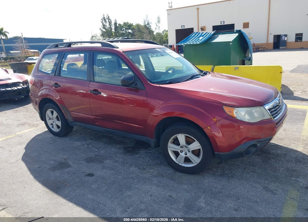 2010 SUBARU FORESTER 2.5X VIN: JF2SH6BC9AH789037