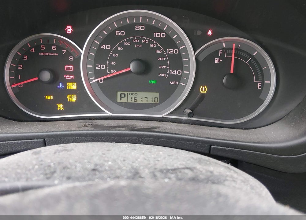 2008 SUBARU IMPREZA OUTBACK SPORT VIN: JF1GH63678H800498