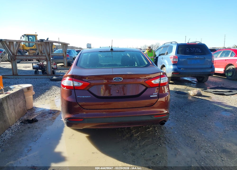 2016 FORD FUSION SE VIN: 3FA6P0HDXGR301128