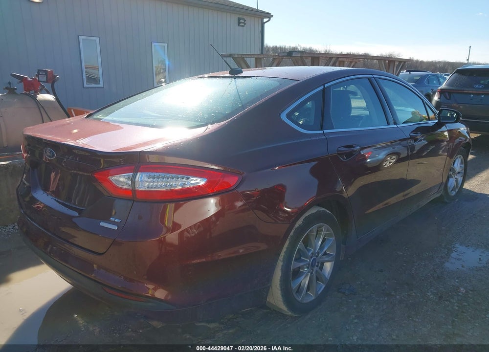 2016 FORD FUSION SE VIN: 3FA6P0HDXGR301128