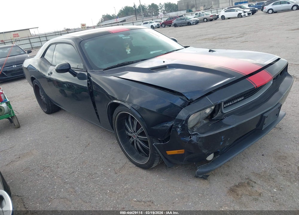 2012 DODGE CHALLENGER SXT VIN: 2C3CDYAG9CH268433