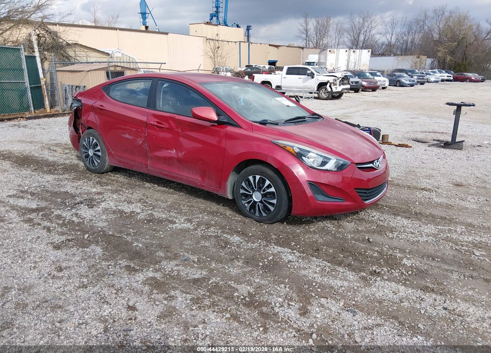 2016 HYUNDAI ELANTRA SE VIN: KMHDH4AE0GU543343