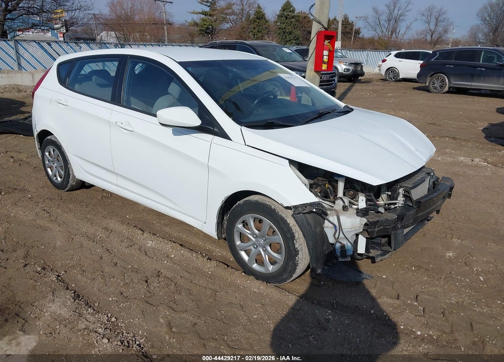 2014 HYUNDAI ACCENT GS VIN: KMHCT5AE8EU166239