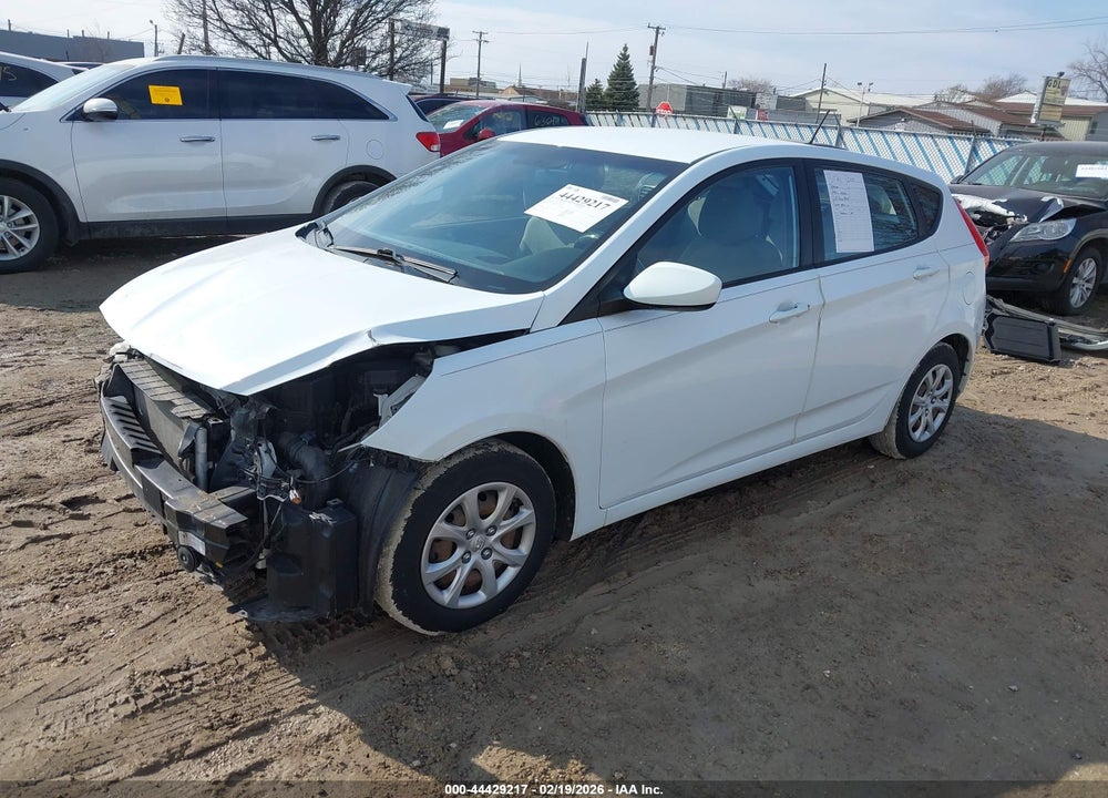 2014 HYUNDAI ACCENT GS VIN: KMHCT5AE8EU166239