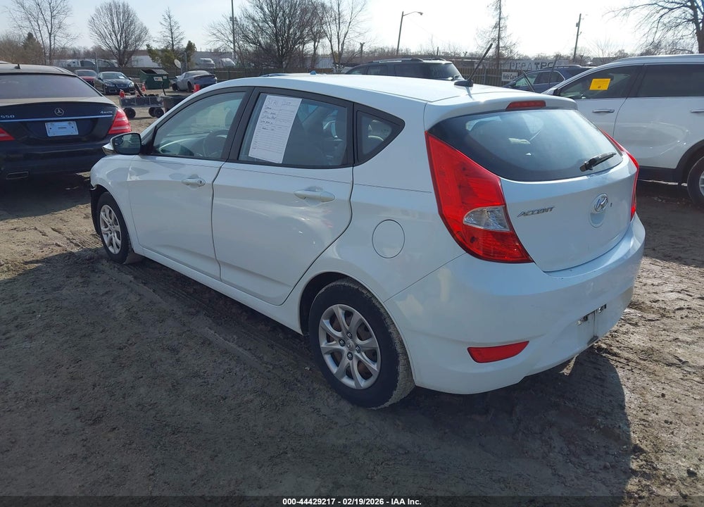 2014 HYUNDAI ACCENT GS VIN: KMHCT5AE8EU166239