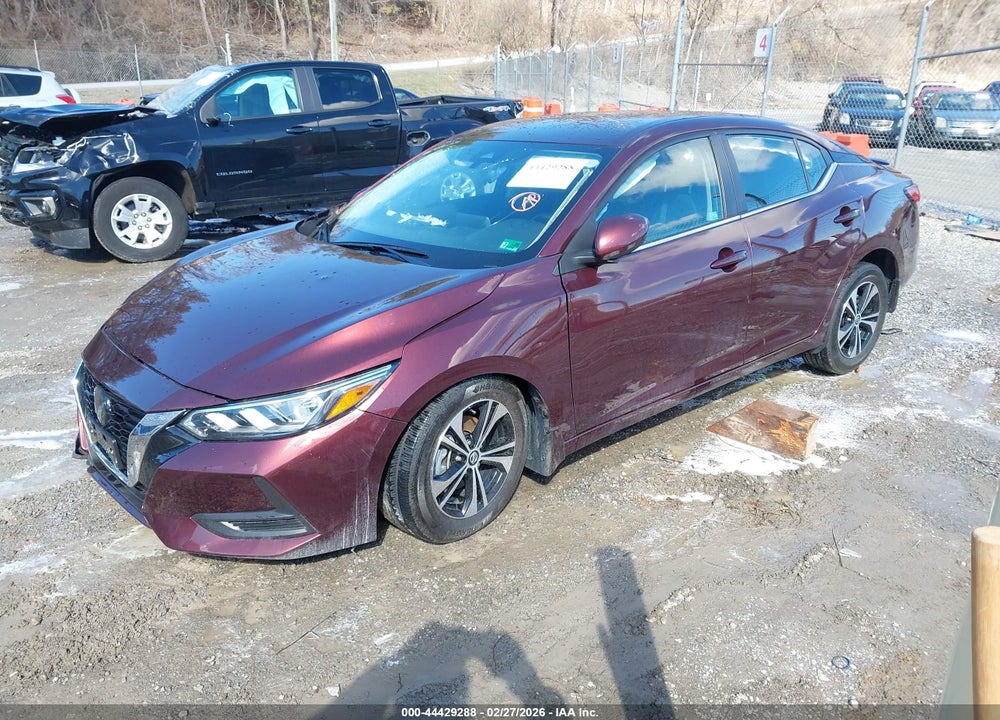 2022 NISSAN SENTRA SV XTRONIC CVT VIN: 3N1AB8CV9NY274673