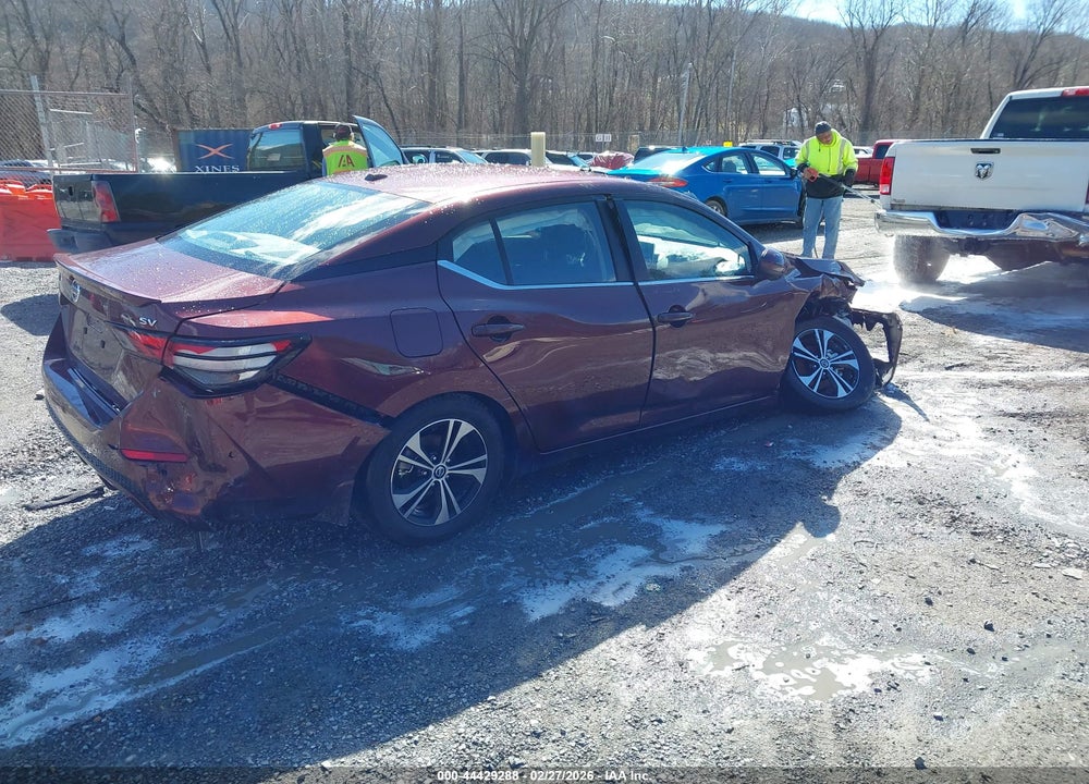 2022 NISSAN SENTRA SV XTRONIC CVT VIN: 3N1AB8CV9NY274673