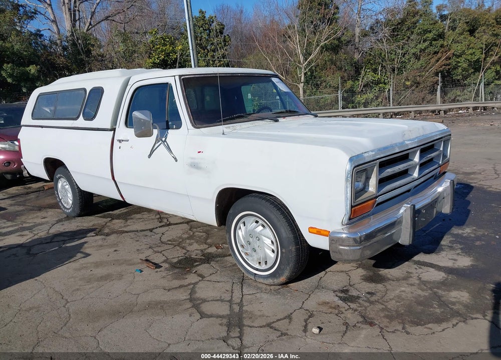 1987 DODGE D-SERIES D150 VIN: 1B7HD14T5HS352198