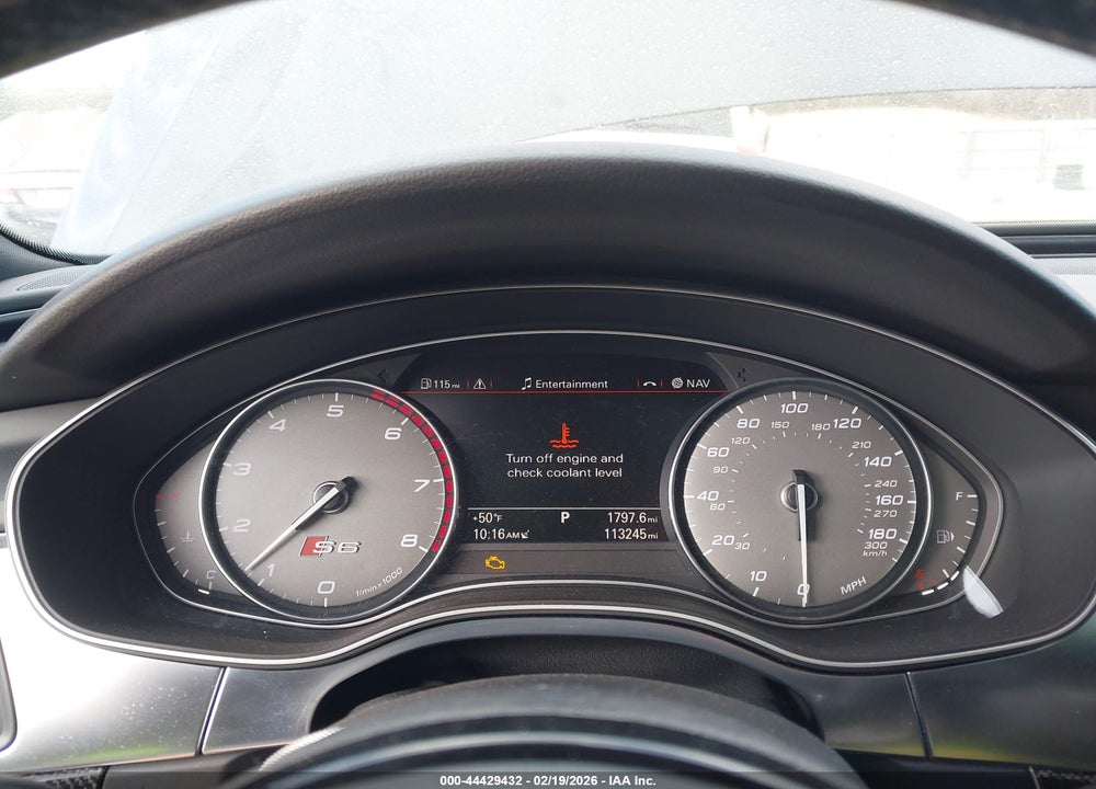 2014 AUDI S6 4.0T PRESTIGE VIN: WAUF2AFC4EN153709
