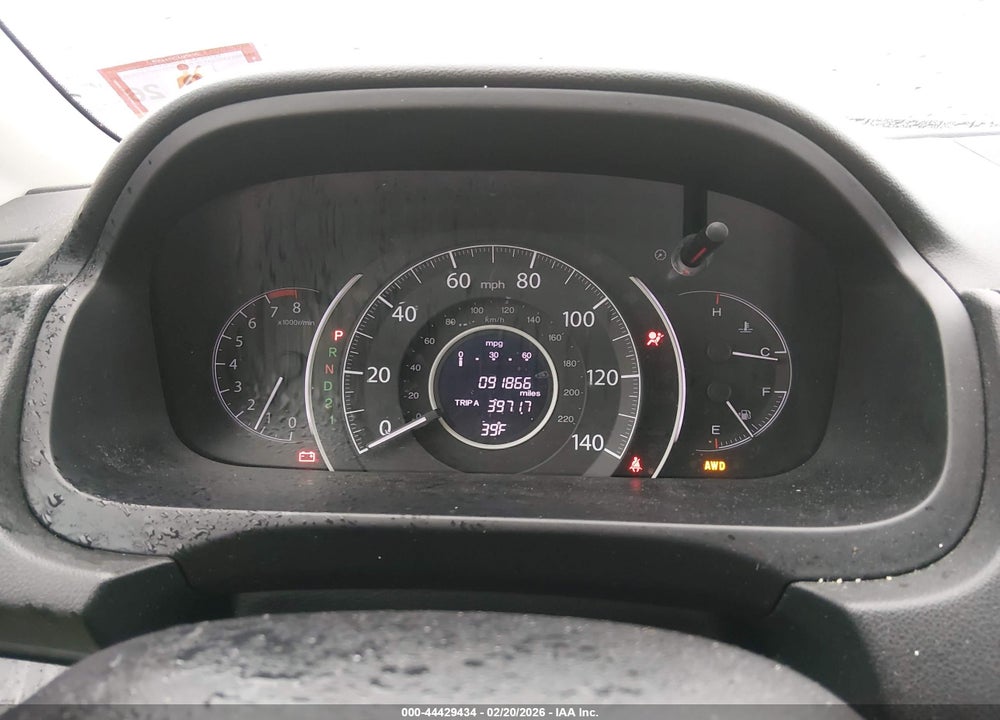 2013 HONDA CR-V EX-L VIN: 2HKRM4H72DH628056