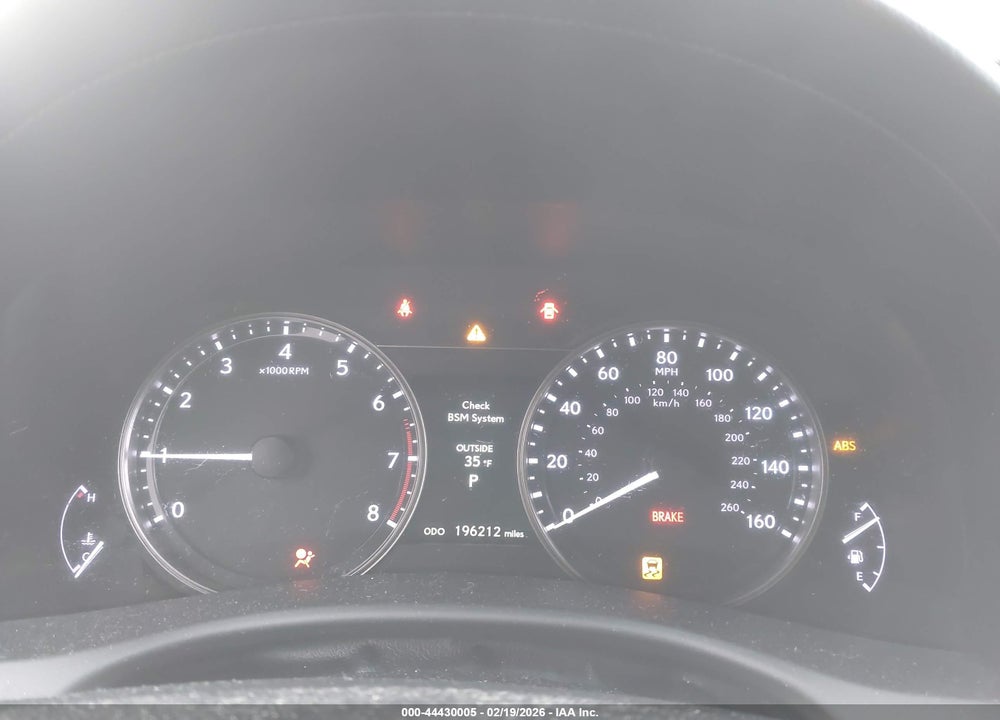 2013 LEXUS GS 350 VIN: JTHCE1BL4D5009593
