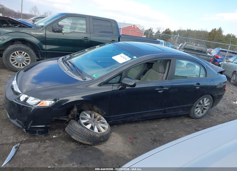 2009 HONDA CIVIC EX VIN: 19XFA16839E004235