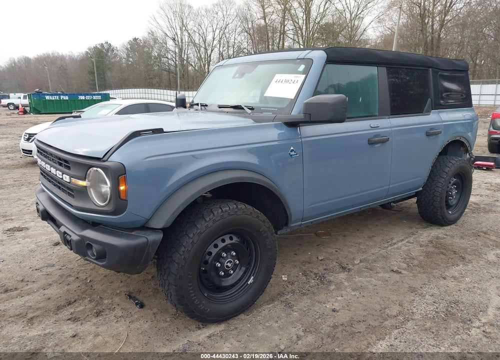 2023 FORD BRONCO BLACK DIAMOND VIN: 1FMDE5BH2PLC02894