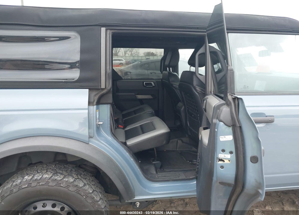 2023 FORD BRONCO BLACK DIAMOND VIN: 1FMDE5BH2PLC02894