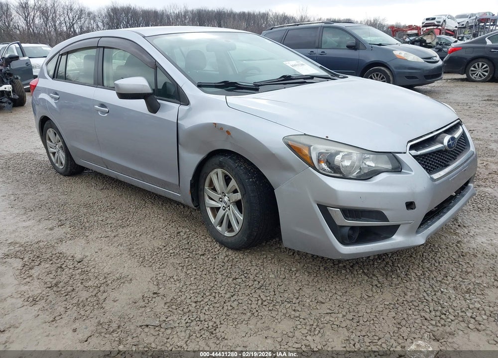 2015 SUBARU IMPREZA 2.0I PREMIUM VIN: JF1GPAC67F8225547