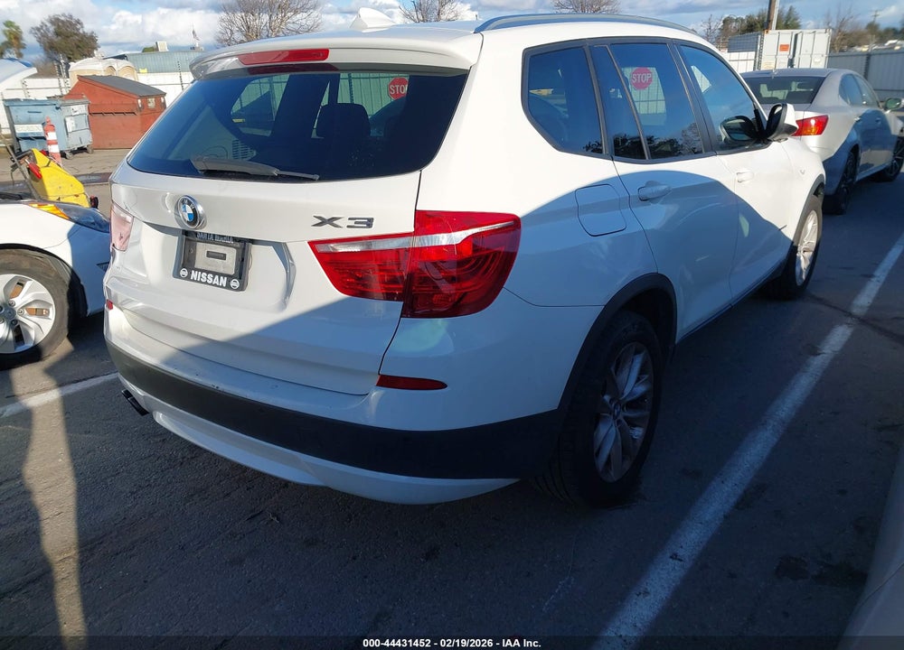 2014 BMW X3 XDRIVE28I VIN: 5UXWX9C50E0D11552