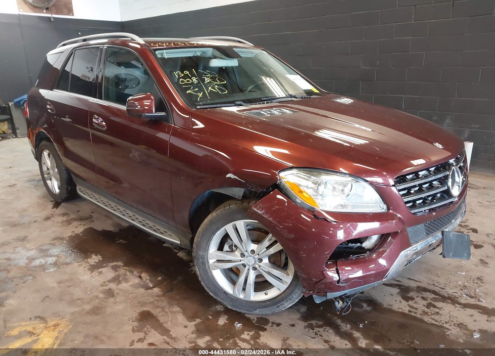 2013 MERCEDES-BENZ ML 350 4MATIC VIN: 4JGDA5HBXDA232487