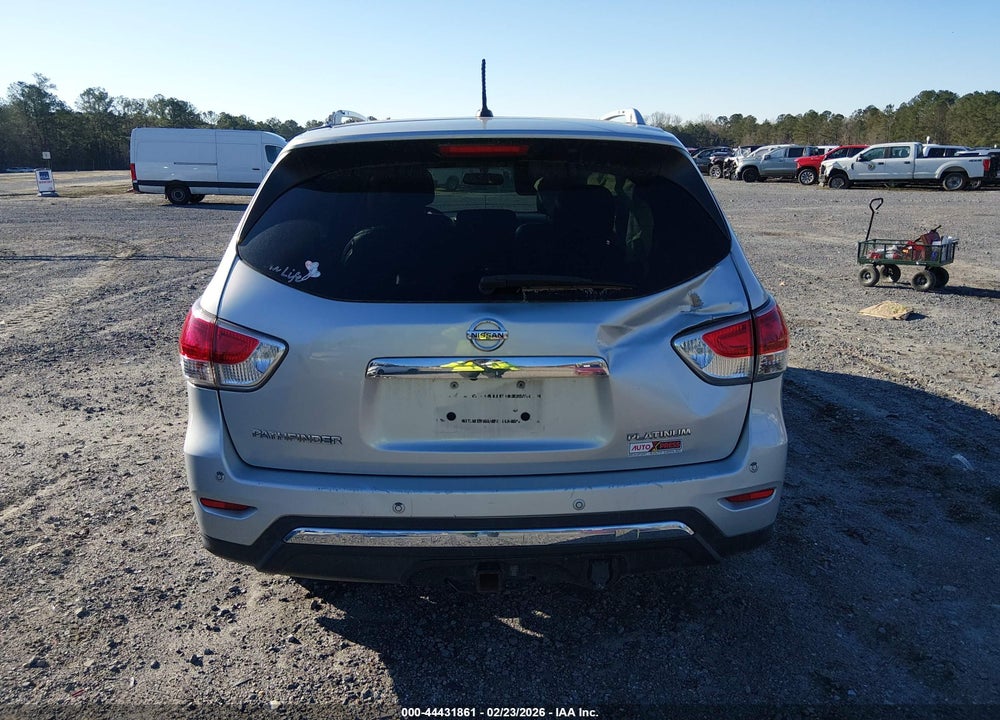 2015 NISSAN PATHFINDER PLATINUM VIN: 5N1AR2MN6FC660560