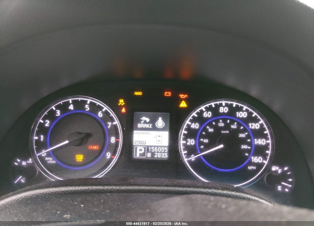 2013 INFINITI G37X VIN: JN1CV6AR3DM753876