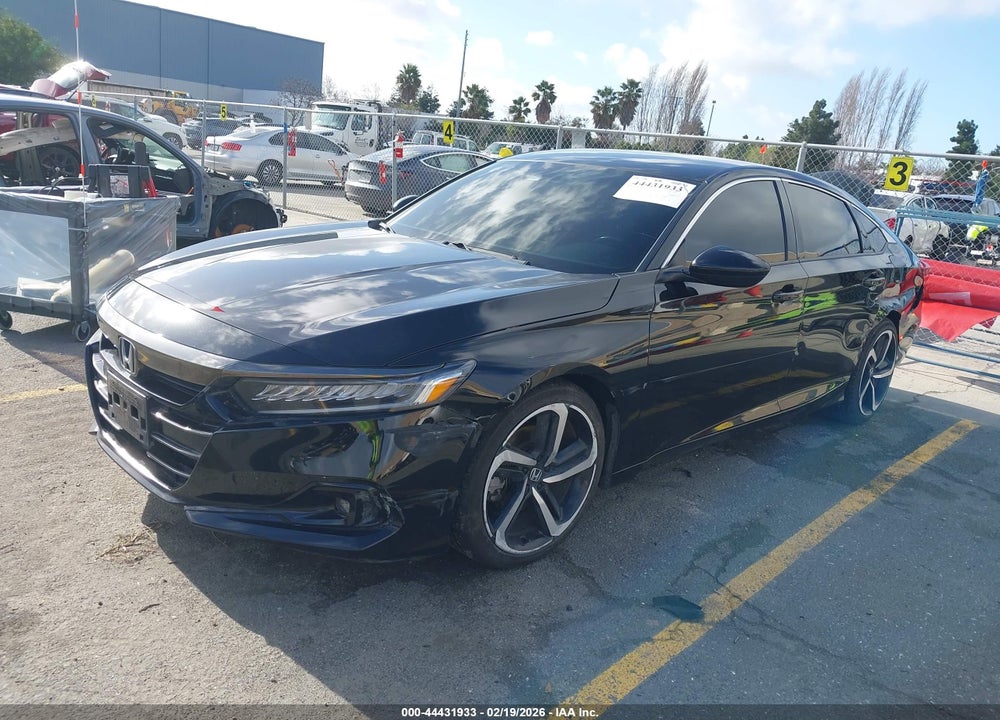 2022 HONDA ACCORD SPORT VIN: 1HGCV1F30NA047313