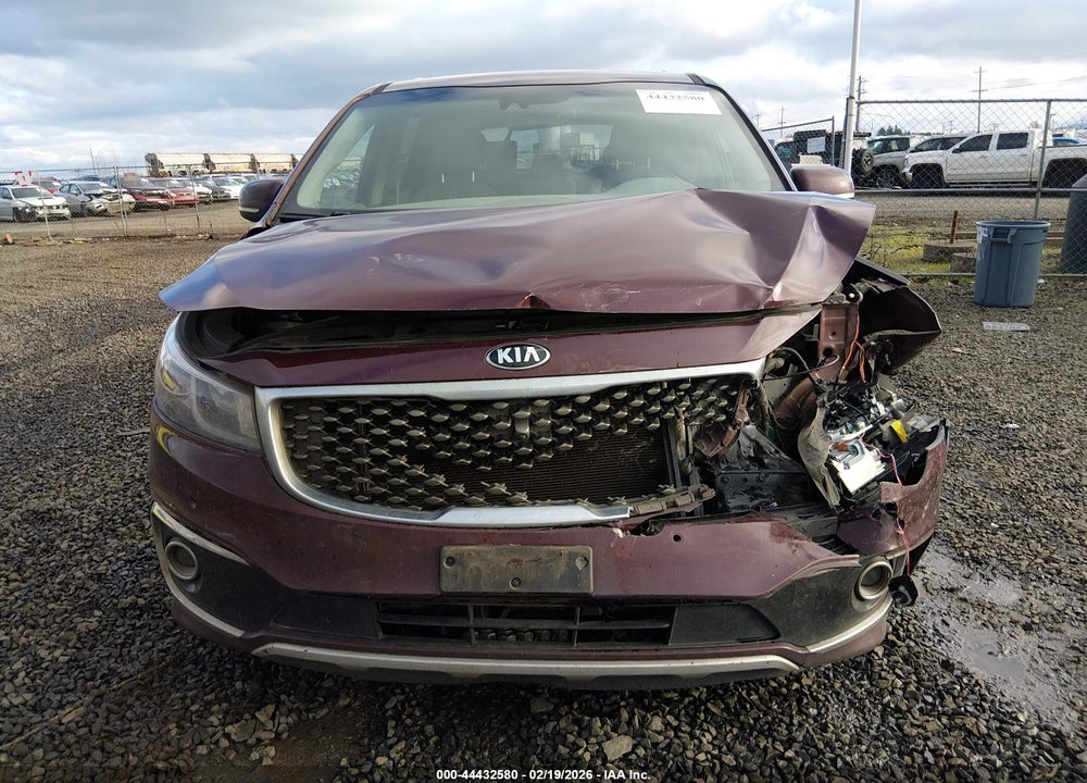 2017 KIA SEDONA SX LUXURY VIN: KNDME5C17H6271960