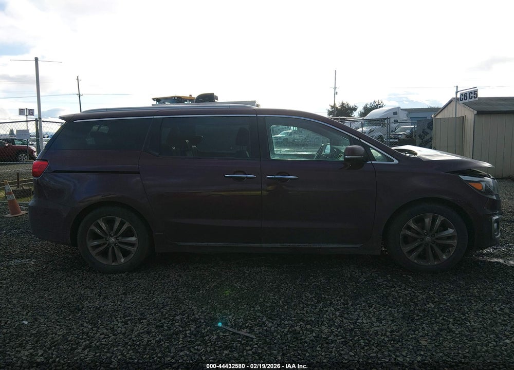 2017 KIA SEDONA SX LUXURY VIN: KNDME5C17H6271960