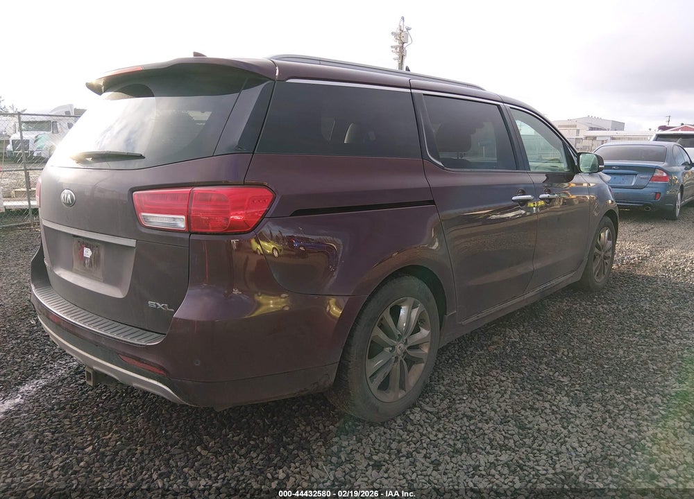 2017 KIA SEDONA SX LUXURY VIN: KNDME5C17H6271960
