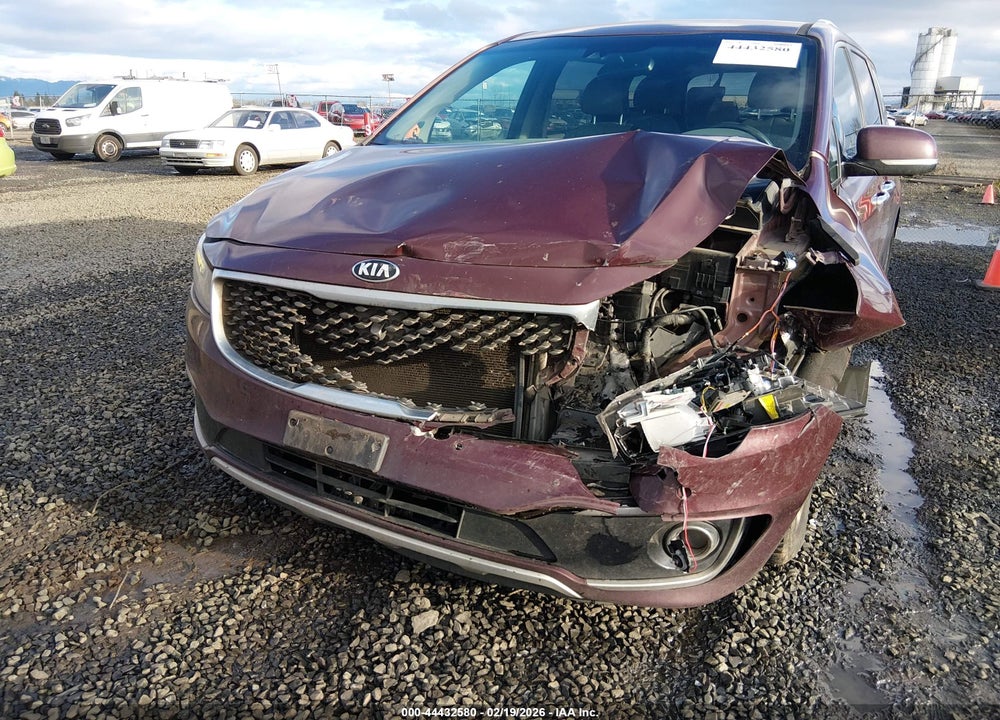 2017 KIA SEDONA SX LUXURY VIN: KNDME5C17H6271960