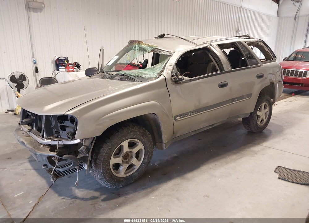 2002 CHEVROLET TRAILBLAZER VIN: 1GNDT13S422191755