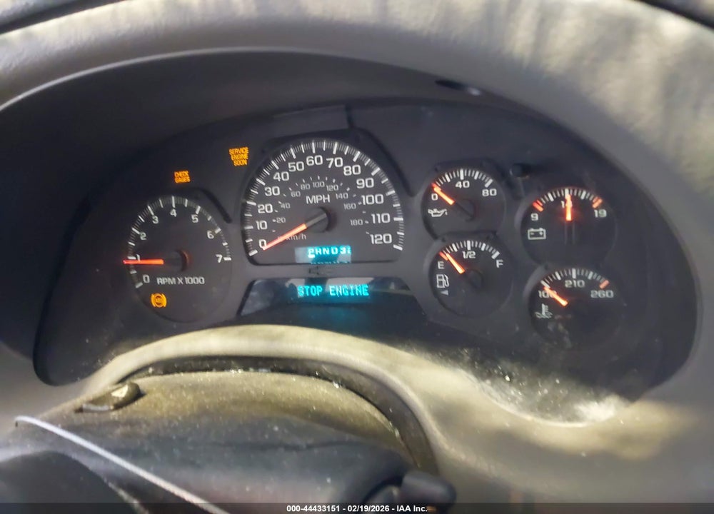 2002 CHEVROLET TRAILBLAZER VIN: 1GNDT13S422191755