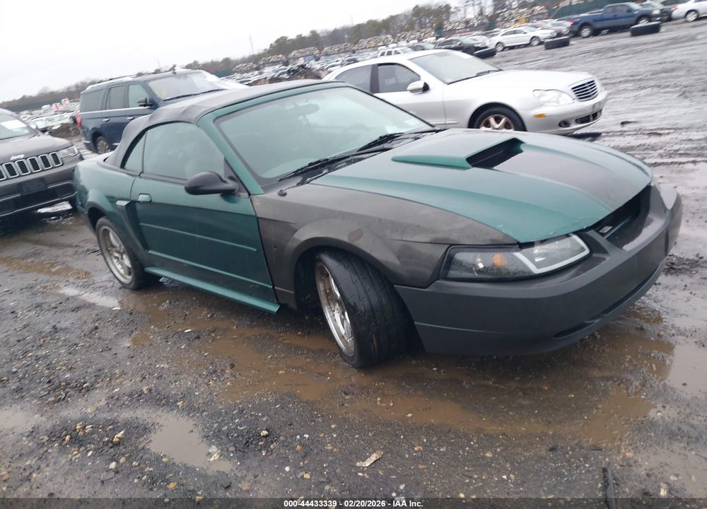 2002 FORD MUSTANG GT VIN: 1FAFP45X72F224133