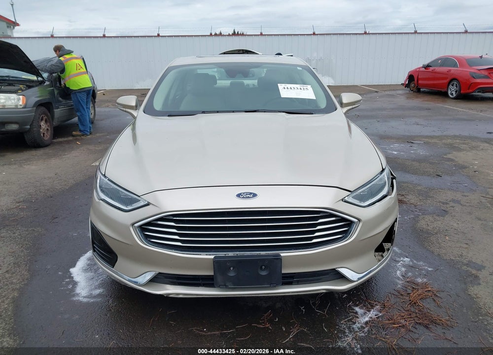 2019 FORD FUSION HYBRID SEL VIN: 3FA6P0MU8KR235712