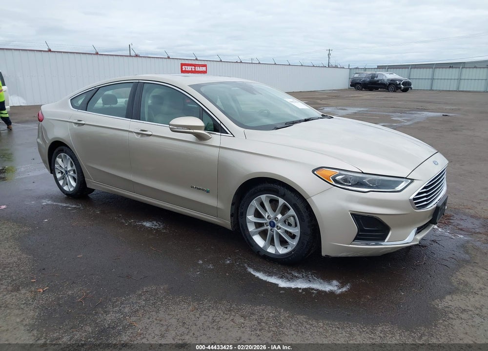 2019 FORD FUSION HYBRID SEL VIN: 3FA6P0MU8KR235712