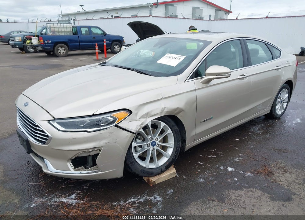 2019 FORD FUSION HYBRID SEL VIN: 3FA6P0MU8KR235712