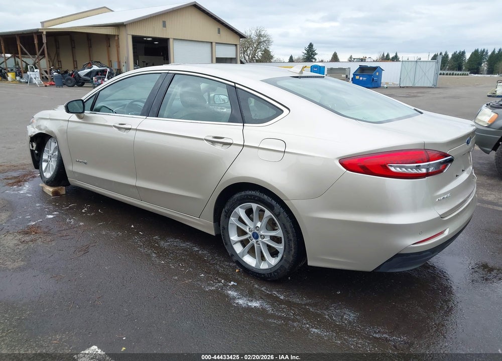 2019 FORD FUSION HYBRID SEL VIN: 3FA6P0MU8KR235712
