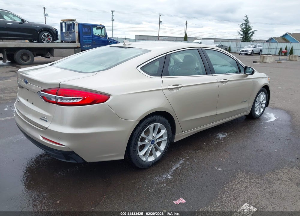 2019 FORD FUSION HYBRID SEL VIN: 3FA6P0MU8KR235712
