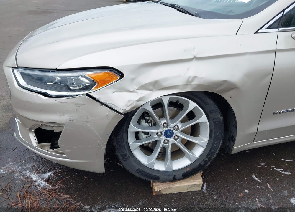 2019 FORD FUSION HYBRID SEL VIN: 3FA6P0MU8KR235712