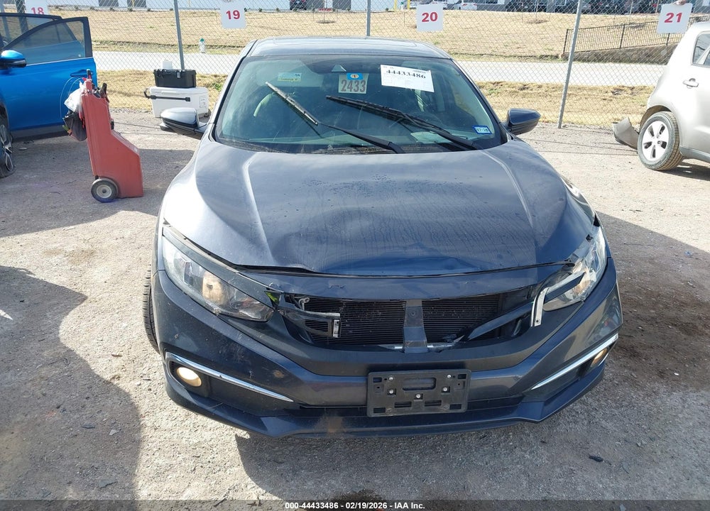 2019 HONDA CIVIC EX-L VIN: JHMFC1F7XKX002150