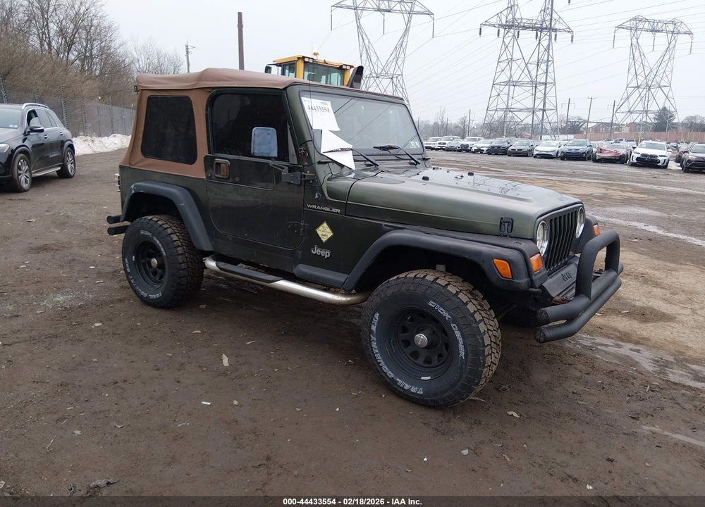 1998 JEEP WRANGLER SE VIN: 1J4FY29PXWP792540