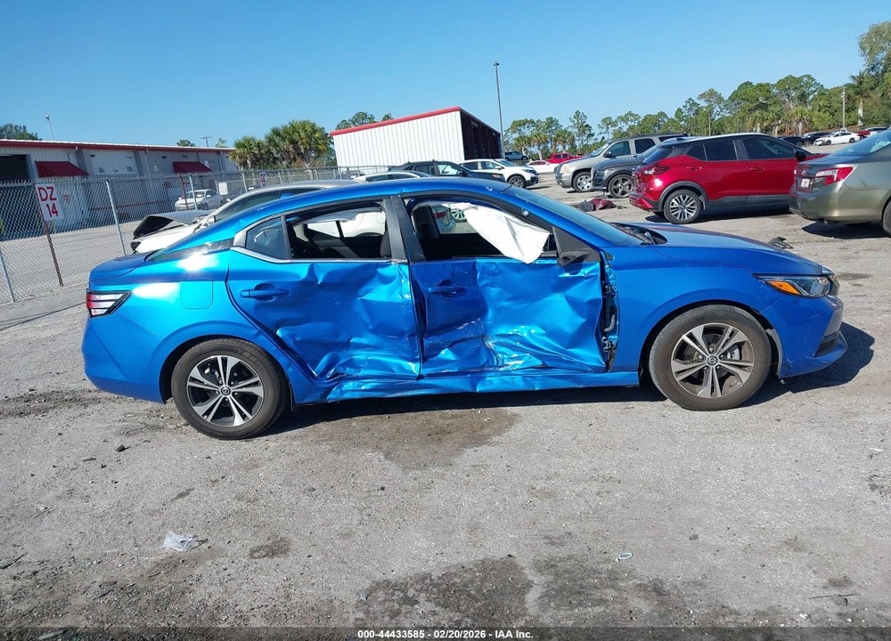 2022 NISSAN SENTRA SV XTRONIC CVT VIN: 3N1AB8CVXNY289263