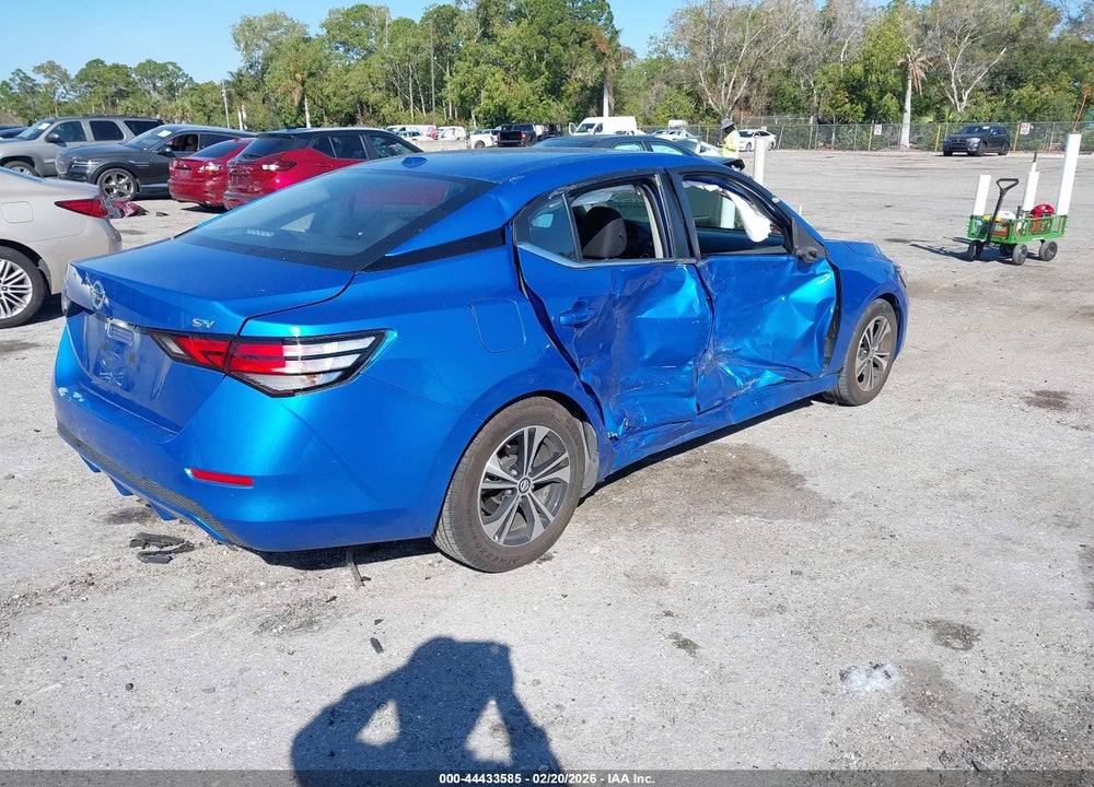 2022 NISSAN SENTRA SV XTRONIC CVT VIN: 3N1AB8CVXNY289263