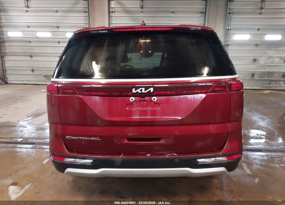 2022 KIA CARNIVAL MPV LX SEAT PACKAGE VIN: KNDNB4H33N6096622