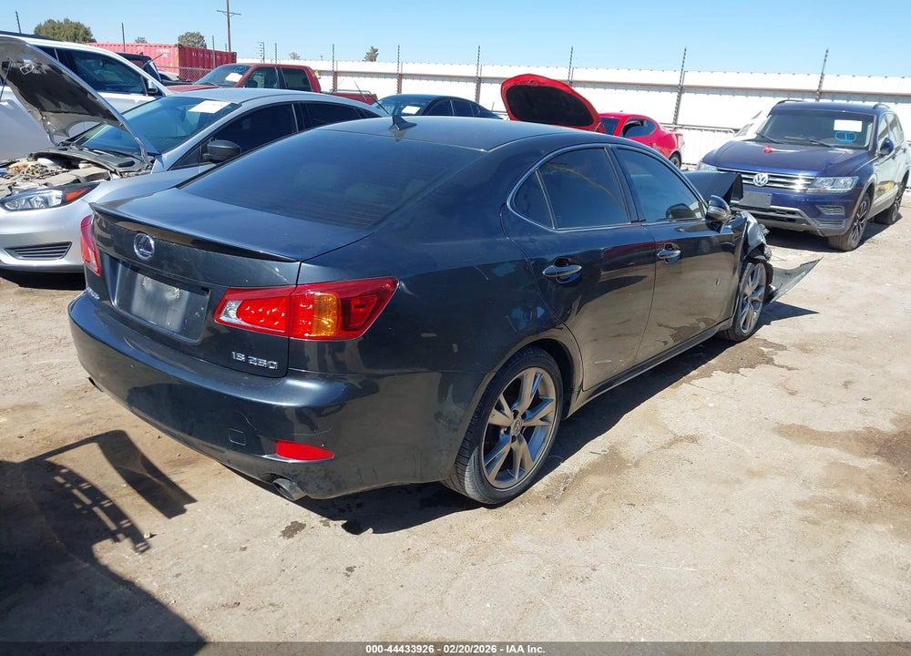 2009 LEXUS IS 250 VIN: JTHBK262X95095804