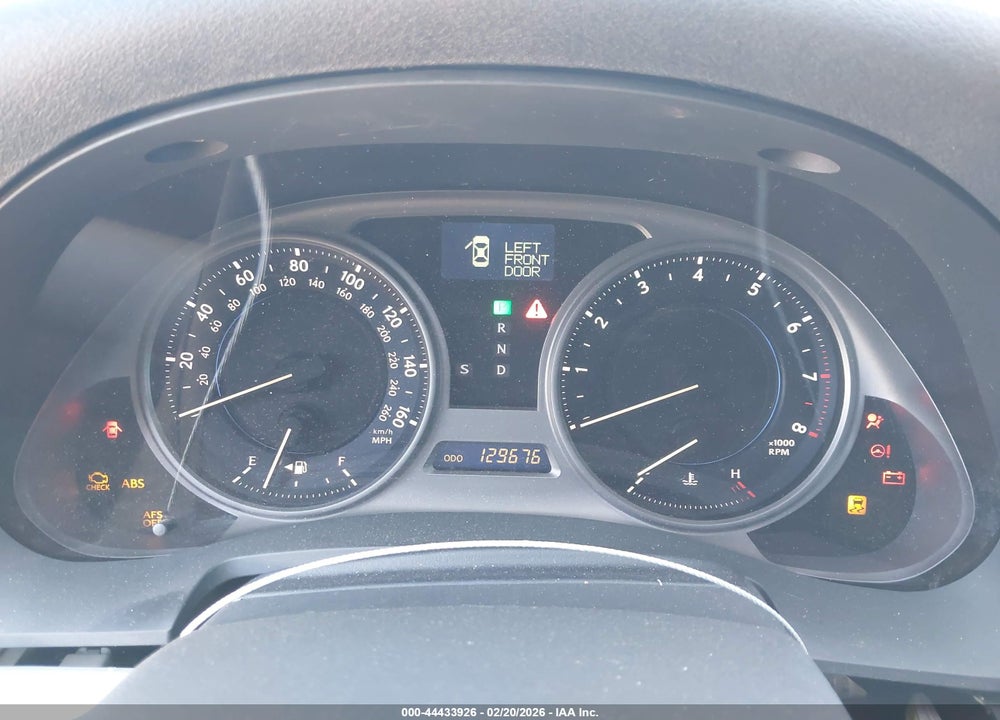 2009 LEXUS IS 250 VIN: JTHBK262X95095804