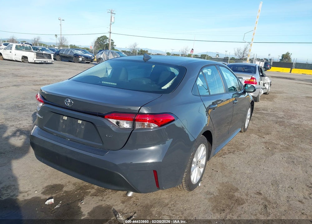 2024 TOYOTA COROLLA LE VIN: 5YFB4MDE7RP141600