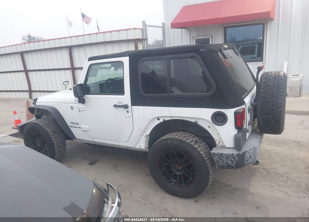 2013 JEEP WRANGLER SPORT VIN: 1C4AJWAG3DL501601