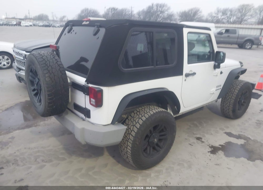 2013 JEEP WRANGLER SPORT VIN: 1C4AJWAG3DL501601