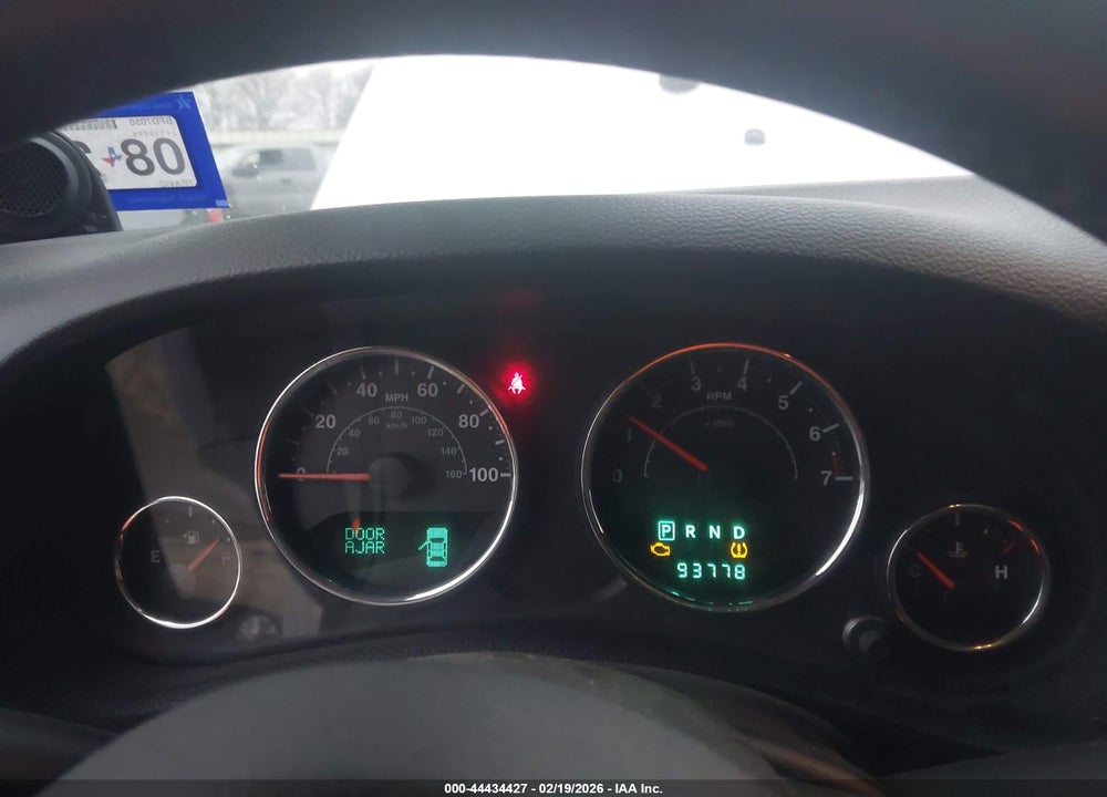 2013 JEEP WRANGLER SPORT VIN: 1C4AJWAG3DL501601
